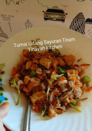 Foto resep Tumis Udang Sayuran