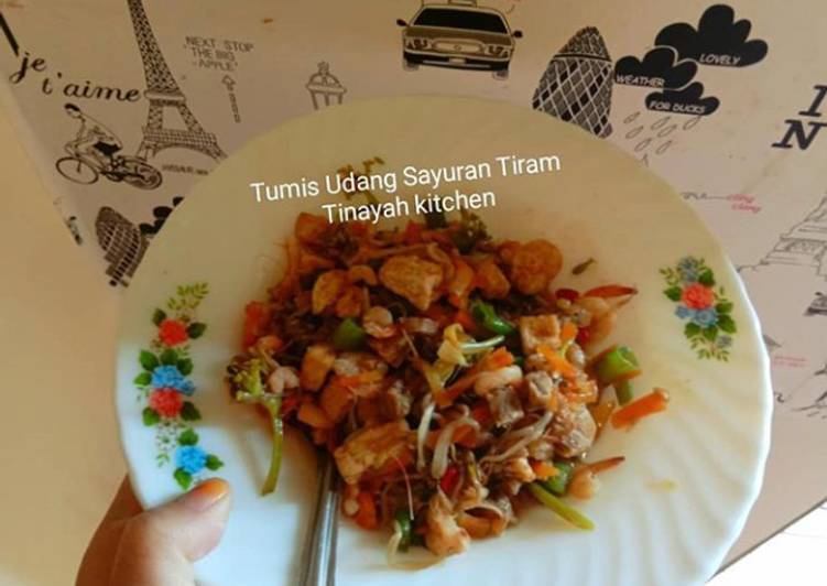 Tumis Udang Sayuran