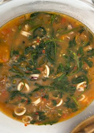 Foto resep Cah Kangkung Tumis Cumi