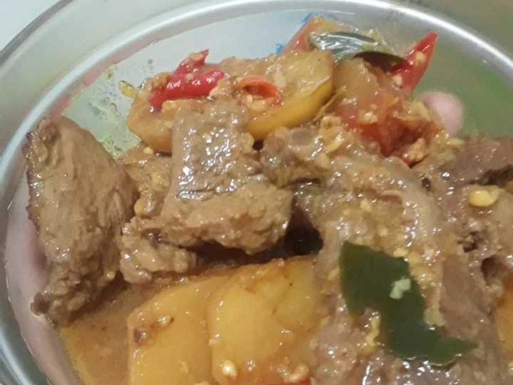 Cara Gampang Membuat Resep Lapis daging sapi pedas Anti Ribet, Bikin Ngiler