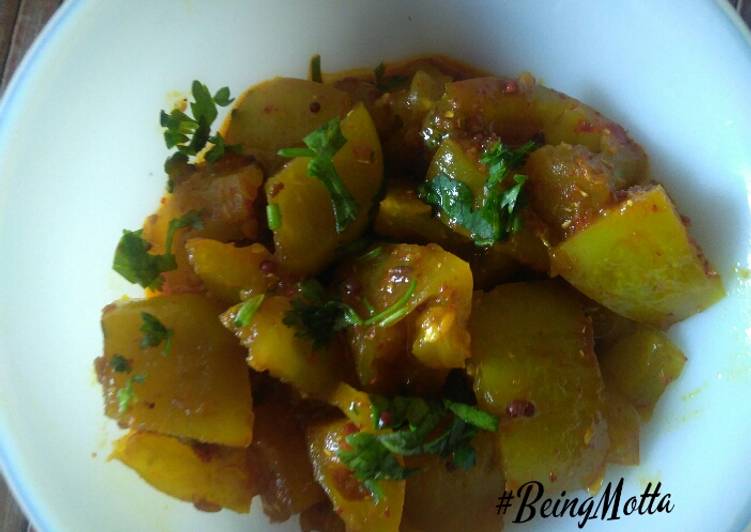 Green Tomato Sabzi