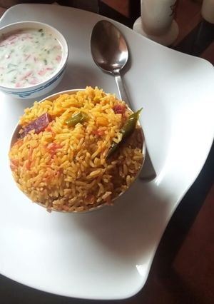 A picture of Spicy Veg Pulao.