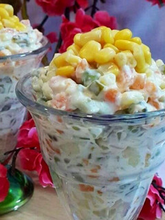 عکسی از دستور سالاد امریکایی