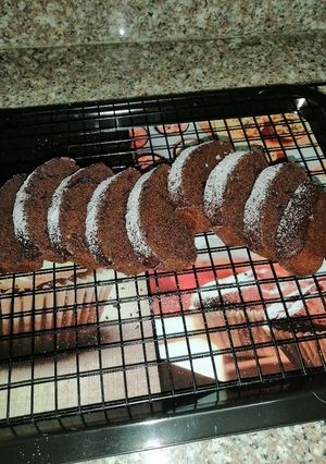 A picture of Chocolate and banana bread.
