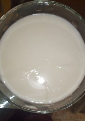 A picture of Kunun kwakwa da gyada.