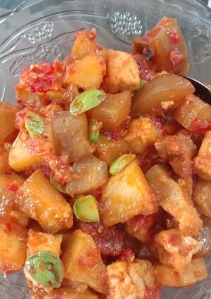 Foto resep Sambal goreng kentang