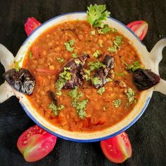 A picture of Masoor dal Amati.
