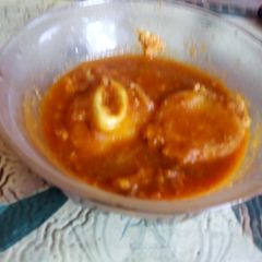 Egg drop curry A picture of Egg drop curry.
