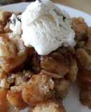 Almás crumble