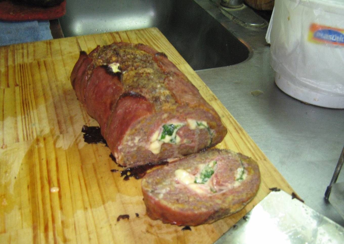 Rollo de carne picada