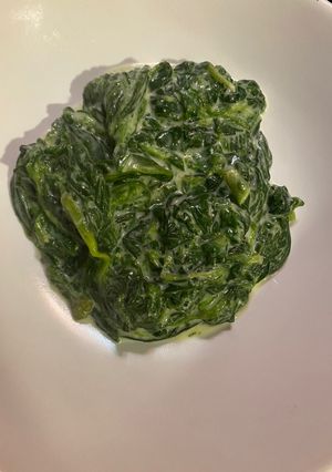 Una foto de Espinacas con bechamel