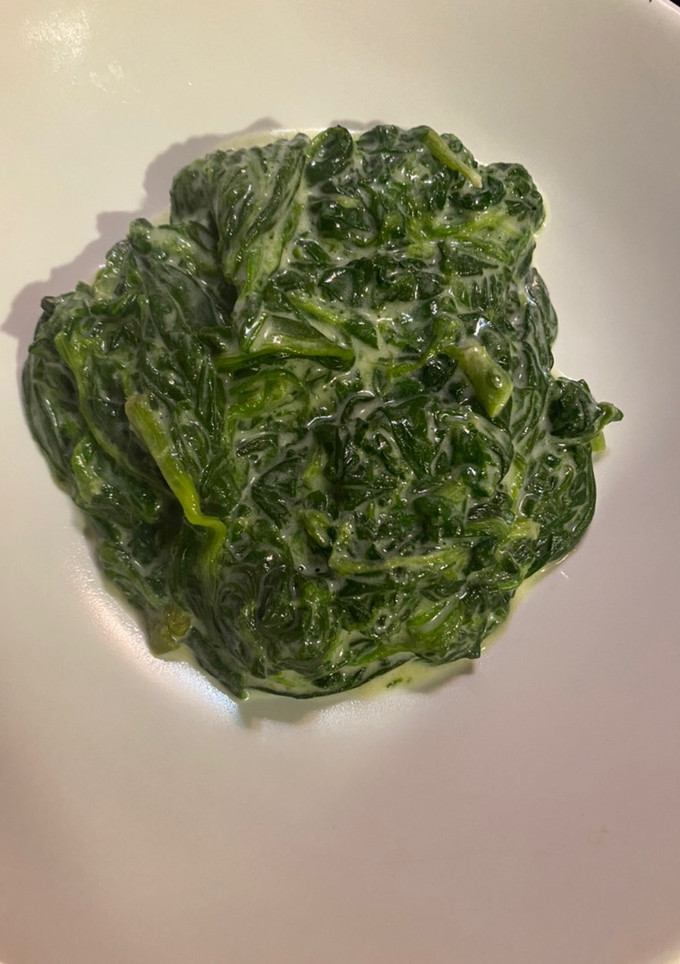 Una foto de Espinacas con bechamel