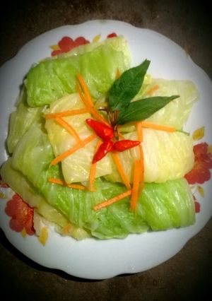 Hình của món Bắp cải muối.