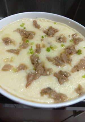 Foto resep Telur kukus sayur asin tong chai
