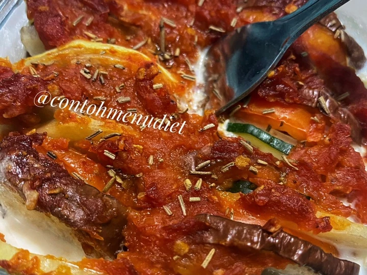 Cara Mudah Membikin Resep Ratatoulie panggang dengan susu yang Lezat Anti Ribet, Menggugah Selera