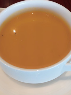 A picture of Pumpkin soup.
