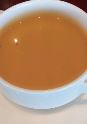 A picture of Pumpkin soup.