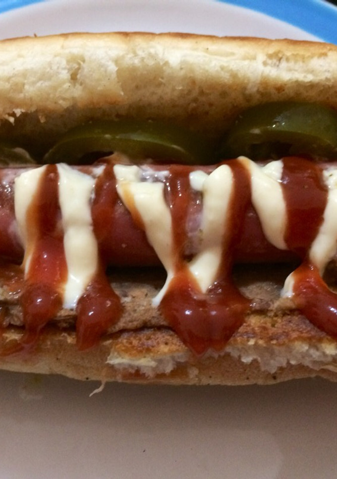Una foto de Hot dog sencillos