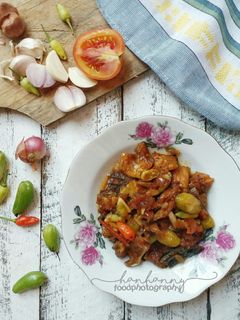 Foto resep IKAN ASIN MASAK ASAM MANIS PEDAS