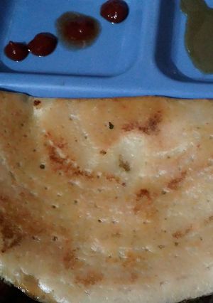 A picture of Moong daal dosha.