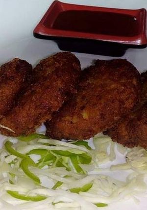 A picture of Ragi flour mix cutlet.