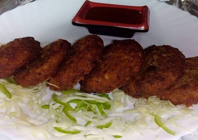 Recipe of Delicious Ragi flour mix cutlet
