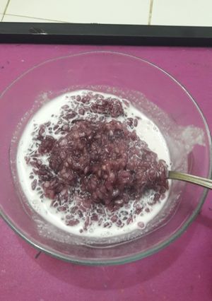 Foto resep Bubur ketan hitam KW (keto/debm)