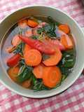 Sayur Bening Bayam Wortel