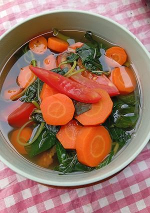 Foto resep Sayur Bening Bayam Wortel