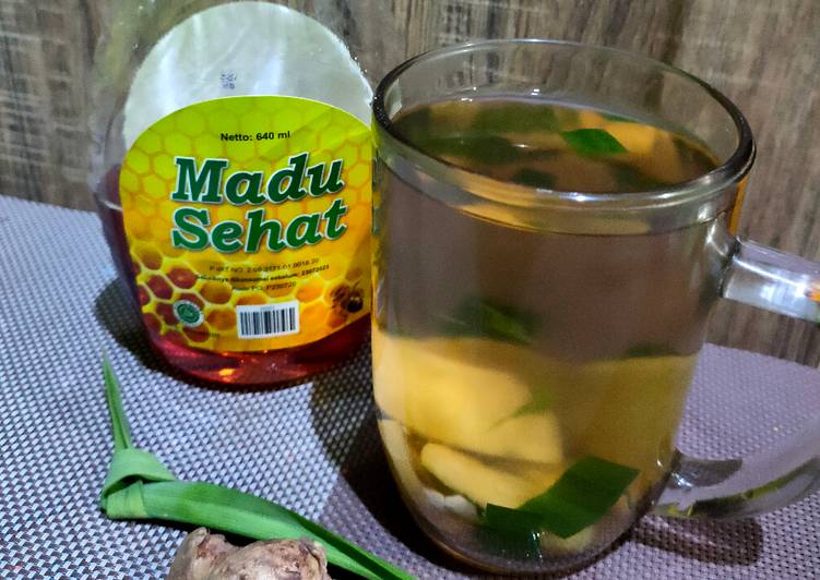 {Resep Air jahe pandan madu🍵 Kekinian