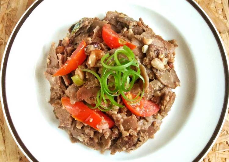 Resep Tumis kadeudeumeus (kulit singkong) yang Bikin Ngiler
