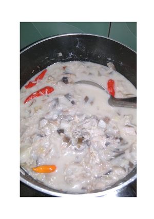 Foto resep Sayur jantung pisang santan