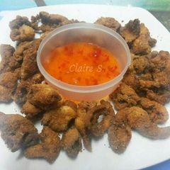 A picture of Deep Fried Chicken Skin.
