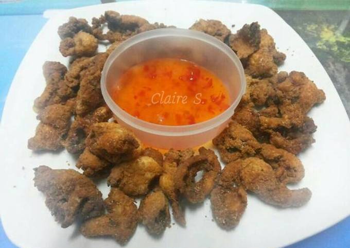 Easiest Way to Prepare Homemade Deep Fried Chicken Skin