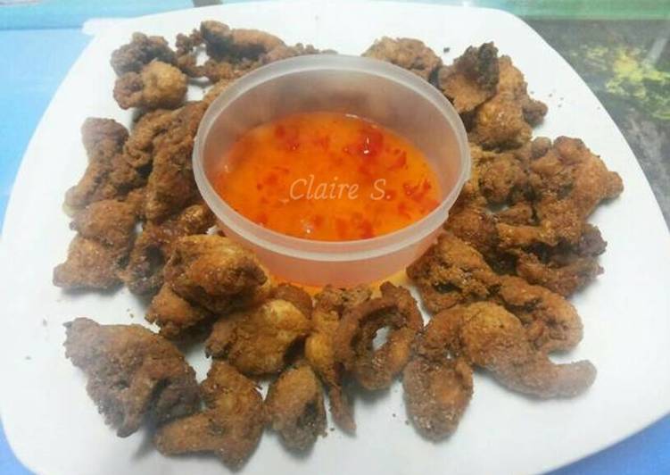 Deep Fried Chicken Skin Recipe by Claire S. - Cookpad