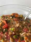 Ensalada de berenjenas asadas (Baba Ganoush sin Tahini)