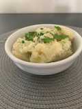 Puré de papas saborizado