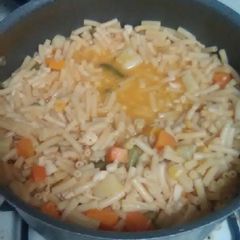 A picture of Mac and Cheese Soup.