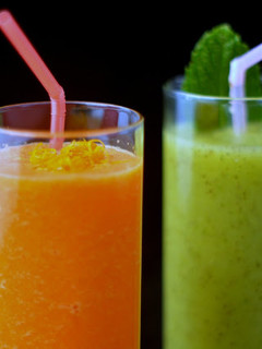 Una foto de Smoothies de frutas
