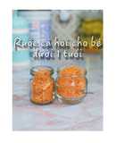 RUỐC CÁ HỒI CHO BÉ DƯỚI 1 tuổi