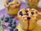 Blueberry Thyme Pie in a Jar