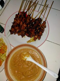 Foto resep Sate Ayam dgn saus kacang
