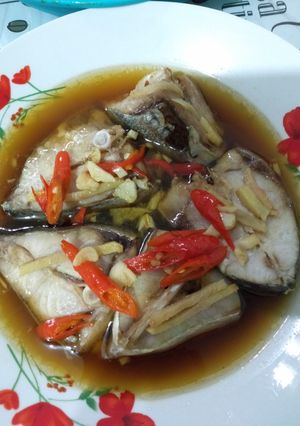 Foto resep Ikan Tim ala hongkong🐟🐟