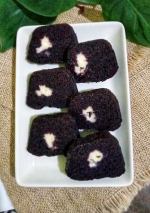 Foto resep Bolu Ketan Hitam Keju Lumer Kukus