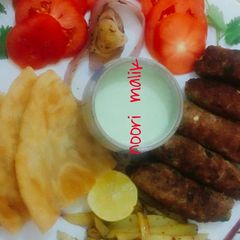 A picture of Bhopali Seekh Kabab.