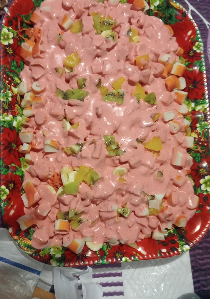 Una foto de Ensalada tropical