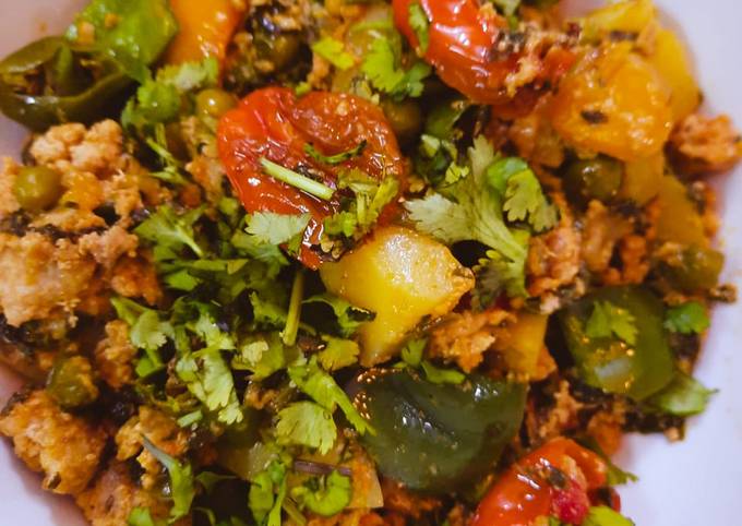 Simple Way to Prepare Homemade Mix Sabzi Qeema