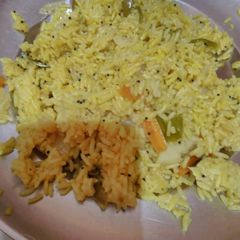 A picture of Namkeen veg pulav.