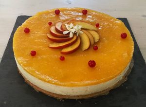 Foto di Cheesecake alla pesca