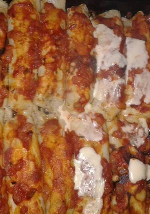Una foto de Canelones de carne ✅👌